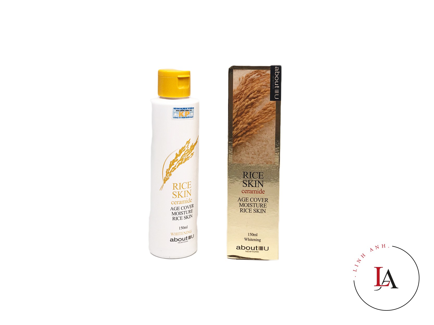 Nước hoa hồng Privia About U chiết xuất từ mầm gạo 150ml